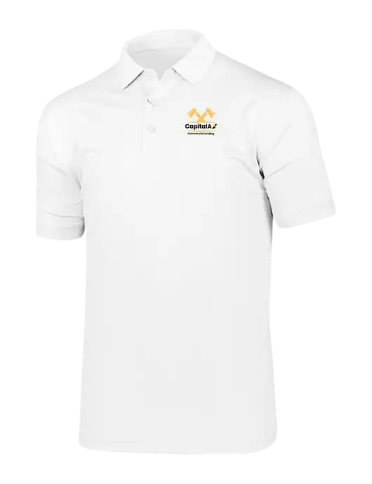 Callaway Vibrant Bright White Ventilated Polo w/CapitalAx Logo