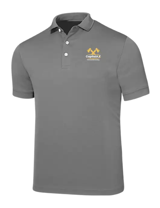Callaway Ottoman Medium Grey Polo w/CapitalAx Logo