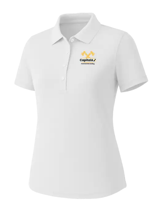 Callaway Womens Core Bright White Performance Polo w/CapitalAx Logo