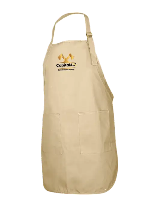 Full-Length Stone Apron With Pockets w/CapitalAx Logo
