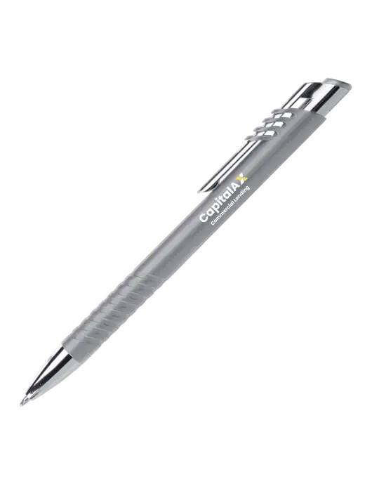 Schirhart Grey Pen - Black Ink w/CapitalAx Logo