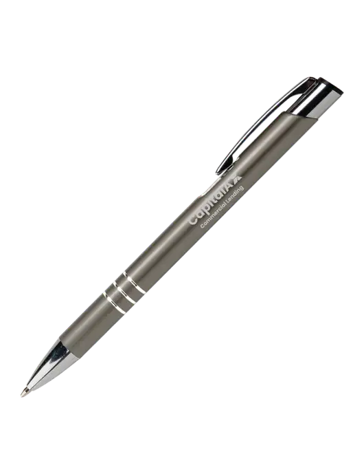 Laurent Gunmetal Pen - Black Ink w/CapitalAx Logo