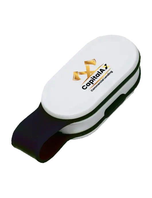 Magna Clip Black Personal Safety Light w/CapitalAx Logo