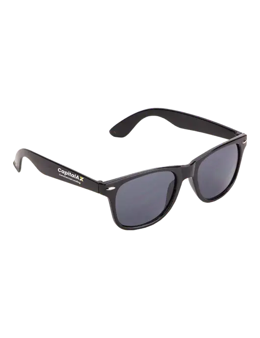 Daytona Black Sunglasses w/CapitalAx Logo
