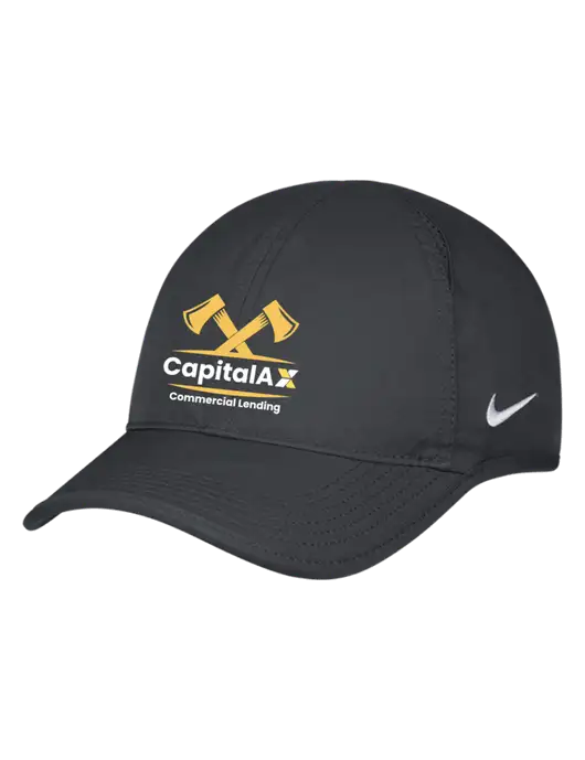 Nike Charcoal Featherlight Cap w/CapitalAx Logo