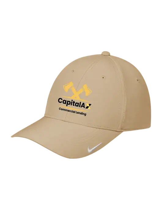 Nike Tan Dri-FIT Legacy Cap w/CapitalAx Logo