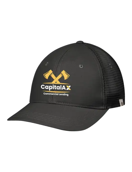 Carhartt Black Trucker Rugged Pro Series Cap w/CapitalAx Logo