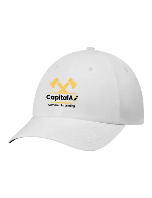 Richardson Relaxed Performance Lite White Cap w/CapitalAx Logo