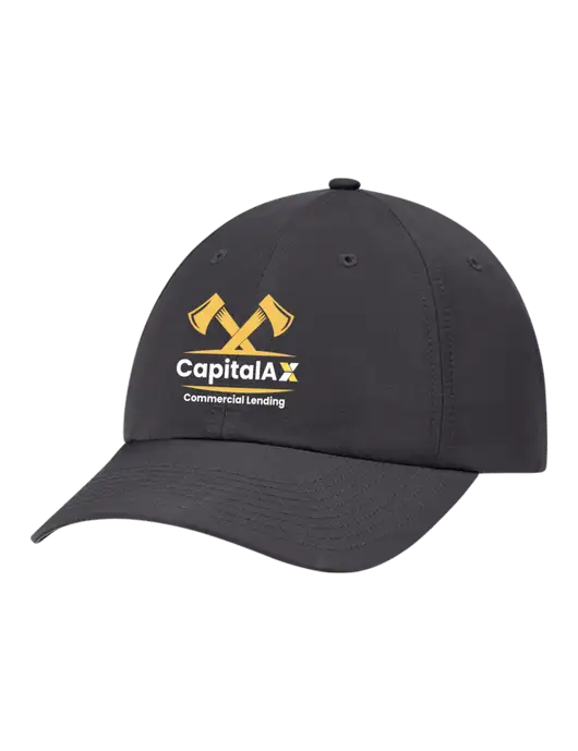 Richardson Relaxed Performance Lite Dark Grey Cap w/CapitalAx Logo