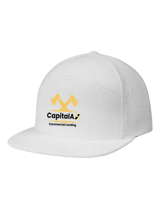 Richardson White Cannon Cap w/CapitalAx Logo