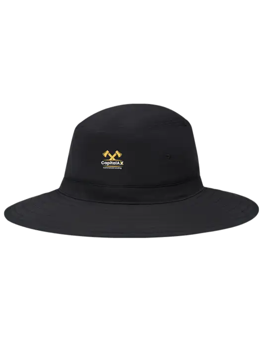 Black Booney Sun Hat w/CapitalAx Logo